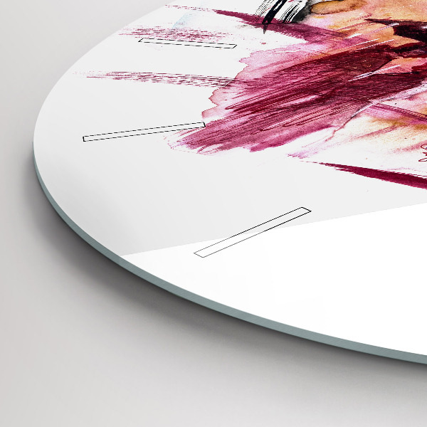 Reloj redondo pared Pareja romántica