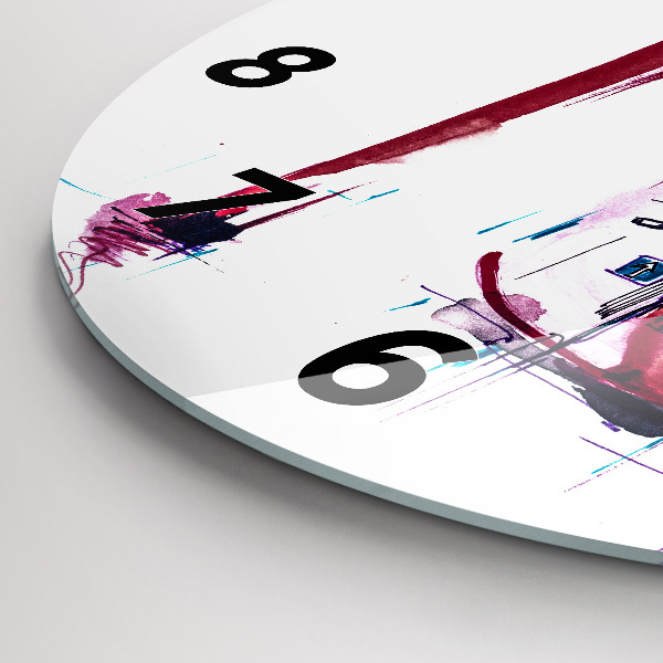 Reloj redondo pared Tacón rojo