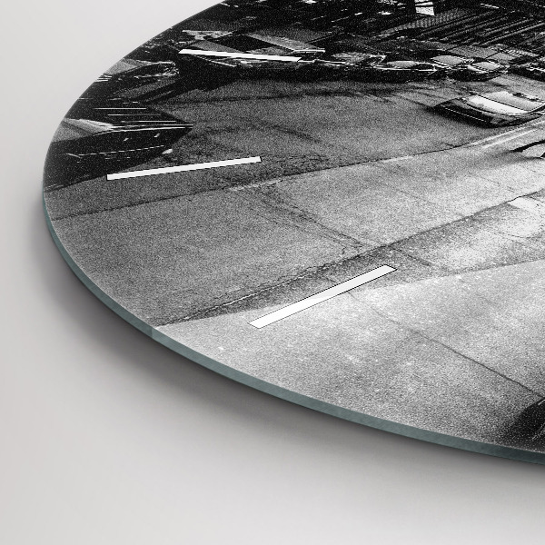 Reloj redondo pared Calles de Chicago