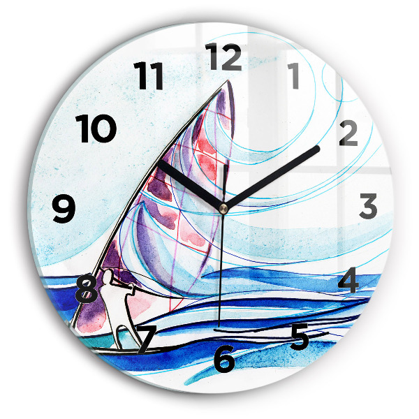 Reloj redondo pared Tabla de surf
