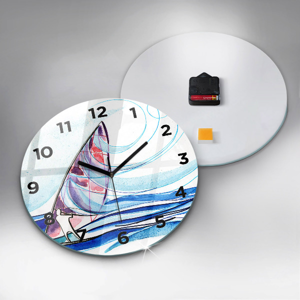 Reloj redondo pared Tabla de surf