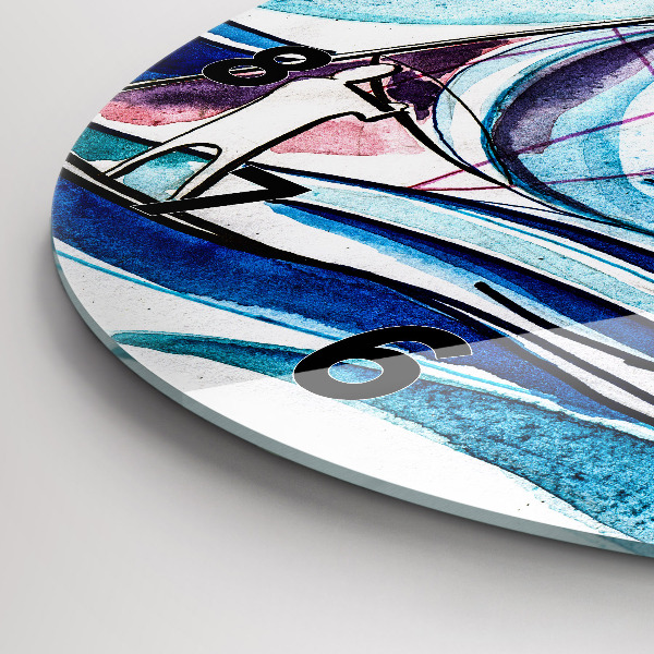 Reloj redondo pared Tabla de surf