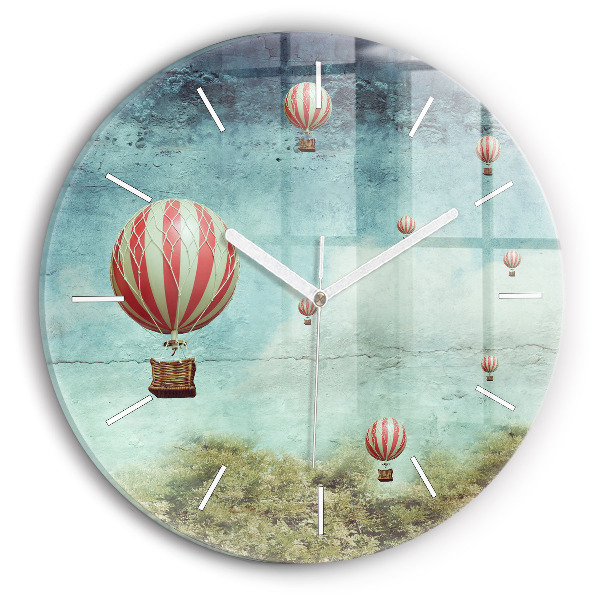 Reloj de pared redondo Globos