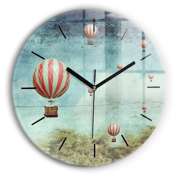 Reloj de pared redondo Globos
