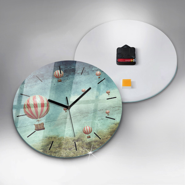 Reloj de pared redondo Globos