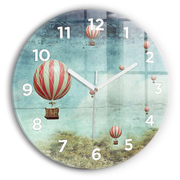 Reloj de pared redondo Globos