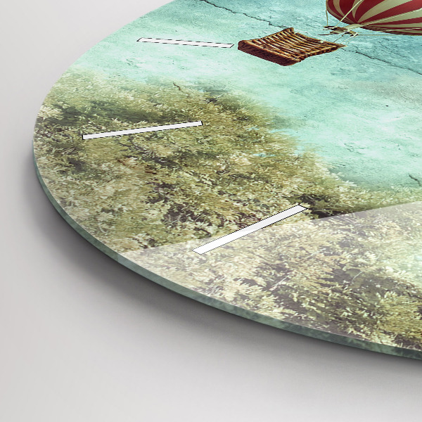 Reloj de pared redondo Globos