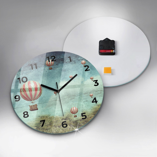 Reloj de pared redondo Globos