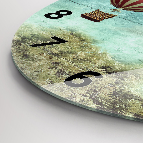 Reloj de pared redondo Globos