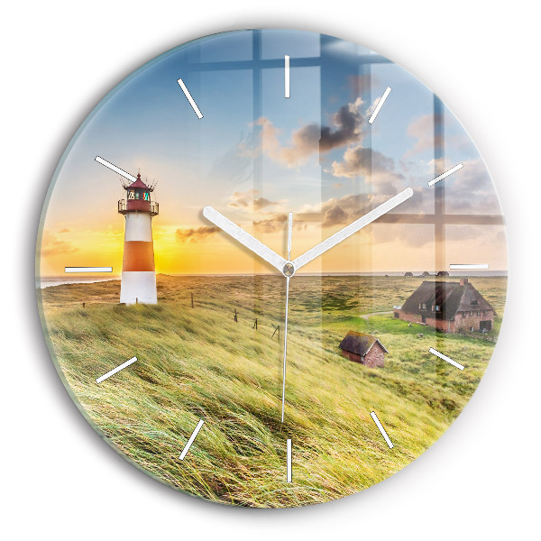 Reloj de cristal redondo Faro