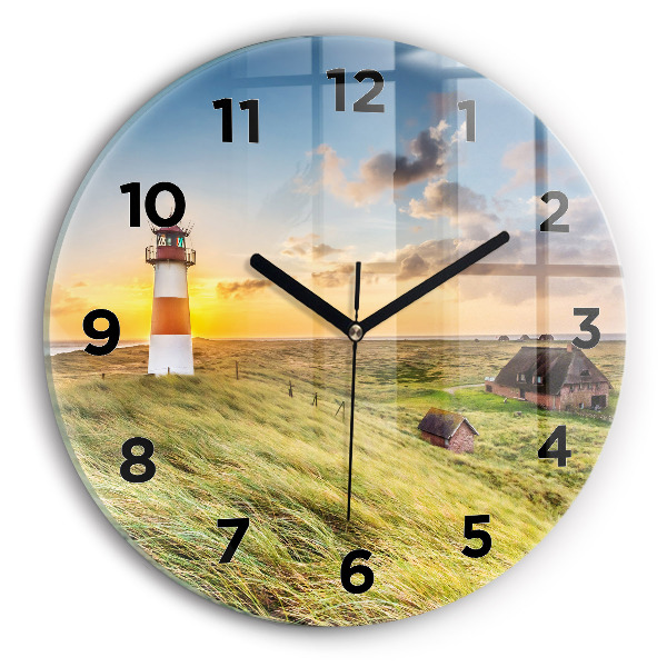 Reloj de cristal redondo Faro