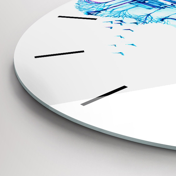 Reloj de pared redondo Cello Parque Lago