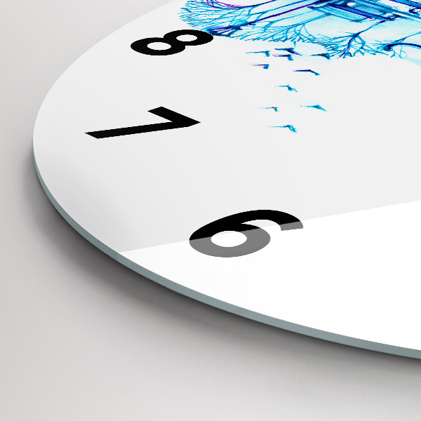 Reloj de pared redondo Cello Parque Lago