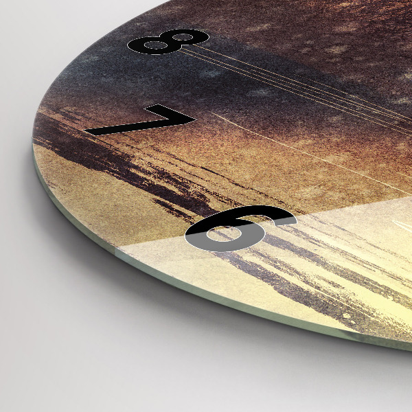 Reloj redondo pared Mujer con paraguas