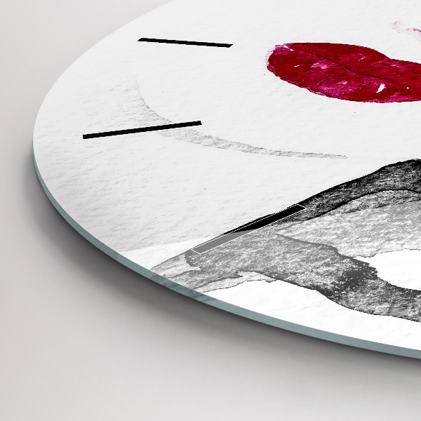 Reloj de pared redondo Retrato de mujer