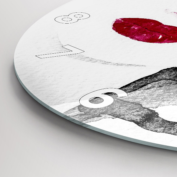 Reloj de pared redondo Retrato de mujer