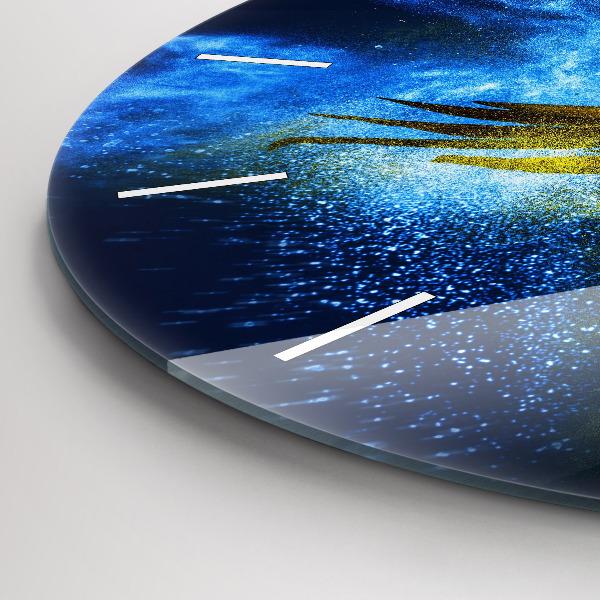 Reloj redondo pared Loro de colores