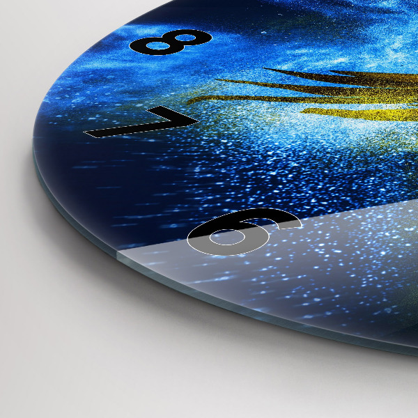 Reloj redondo pared Loro de colores