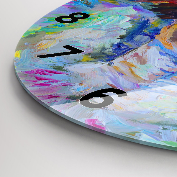 Reloj redondo pared Bailarina pintada