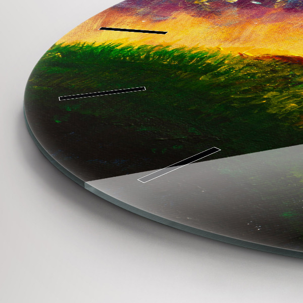 Reloj de pared redondo Principito abstracto