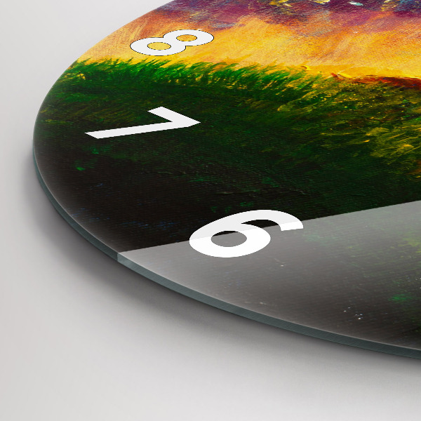 Reloj de pared redondo Principito abstracto