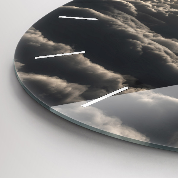 Reloj redondo pared Globo en el cielo