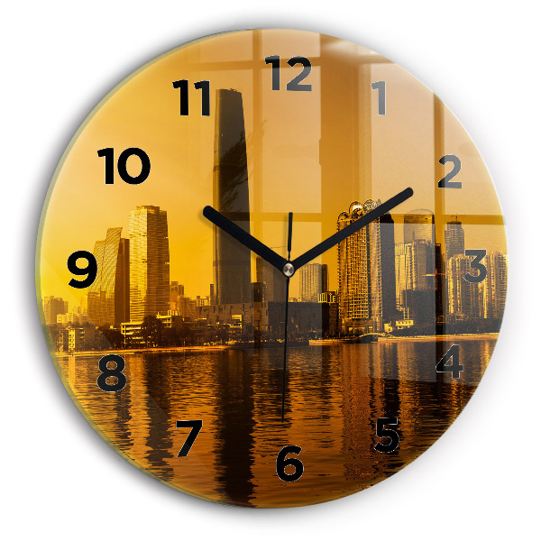 Reloj de pared redondo Río Zhujiang