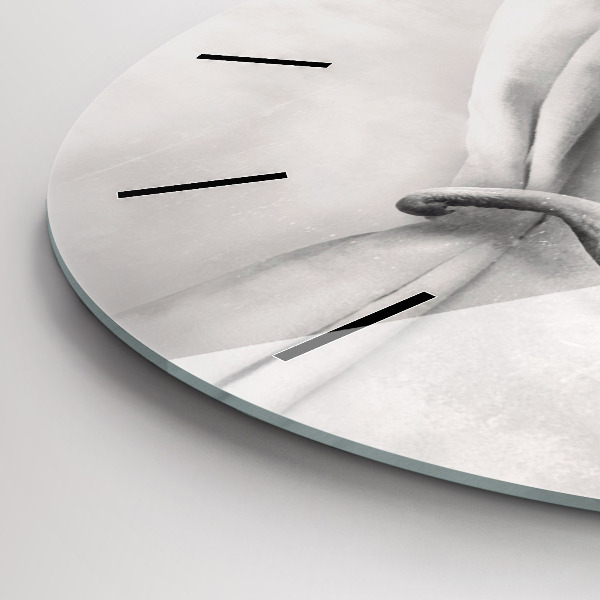 Reloj de cristal redondo Elefante