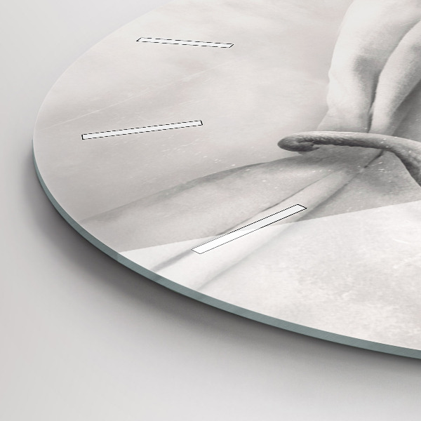 Reloj de cristal redondo Elefante