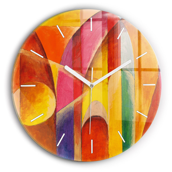 Reloj redondo pared Arte Decoración Abstracción