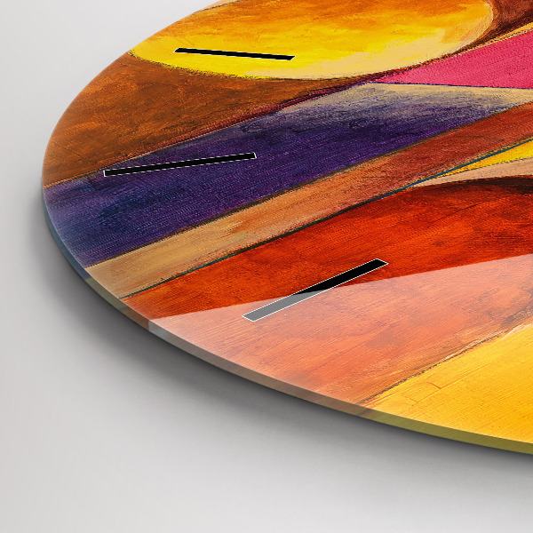 Reloj redondo pared Arte Decoración Abstracción