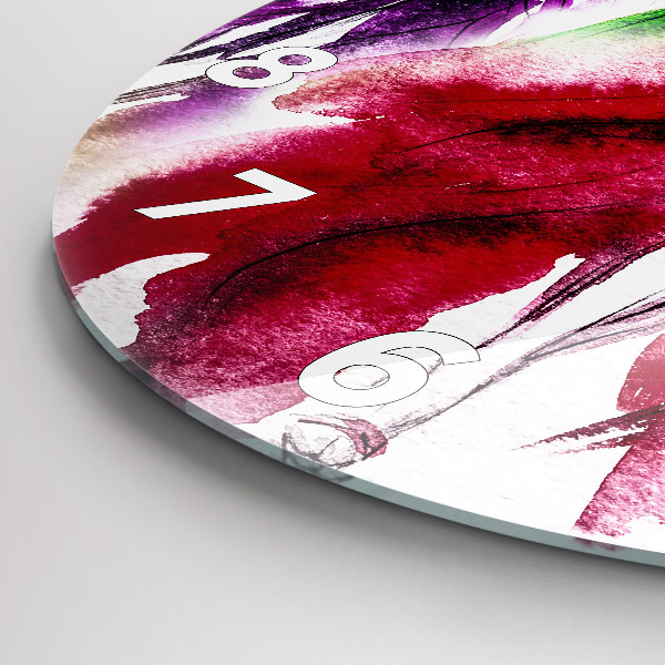 Reloj redondo pared Mujeres con vestidos de colores