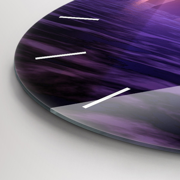 Reloj de pared redondo Puesta de sol en Stonehenge