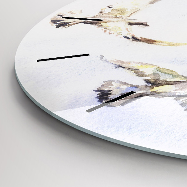 Reloj redondo pared Pájaros volando