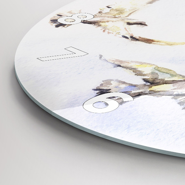 Reloj redondo pared Pájaros volando