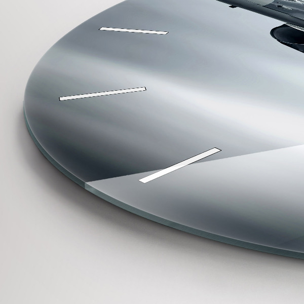 Reloj redondo pared Avión militar en vuelo