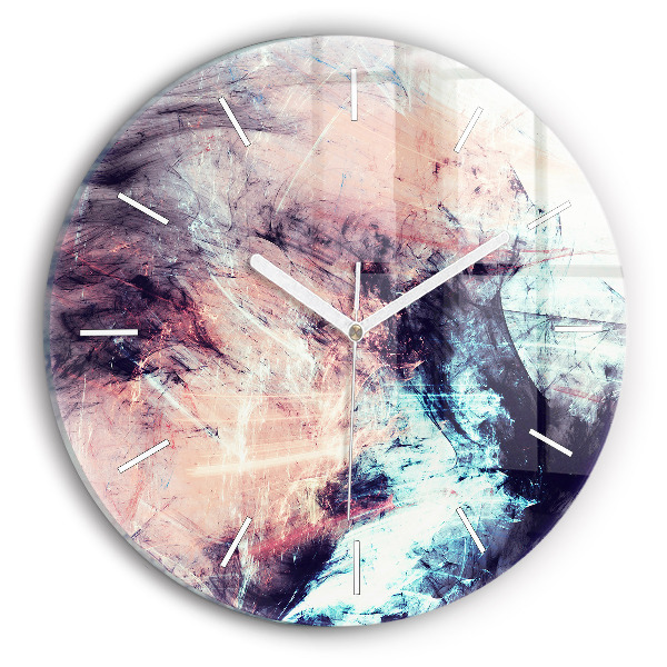 Reloj de pared redondo Imagen abstracta