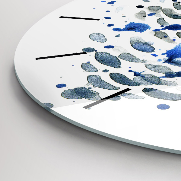 Reloj de cristal redondo Mirada de búho