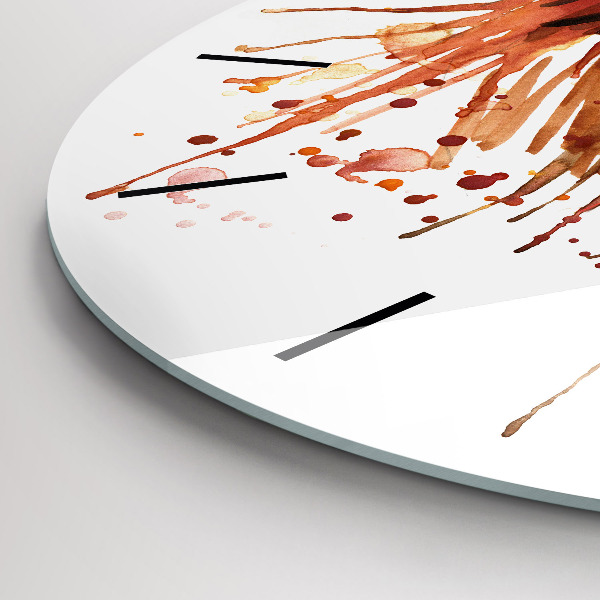 Reloj de pared redondo Gallo colorido