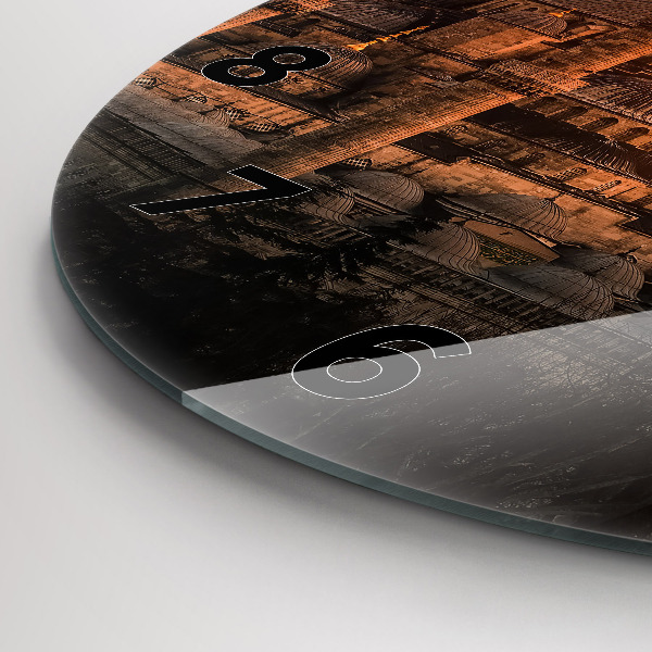 Reloj de cristal redondo Mezquita de Estambul