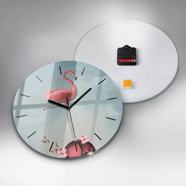 Reloj de pared redondo Flamenco surrealista