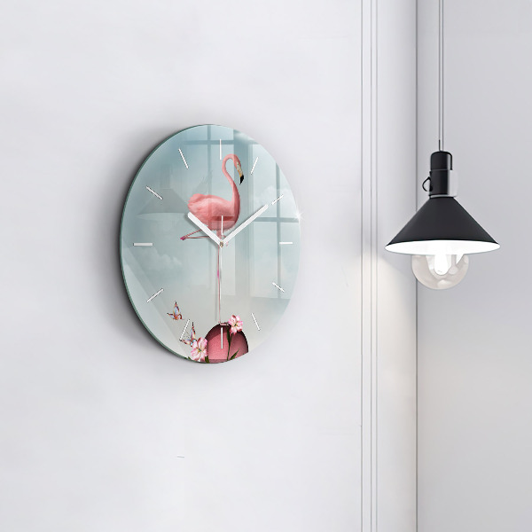 Reloj de pared redondo Flamenco surrealista