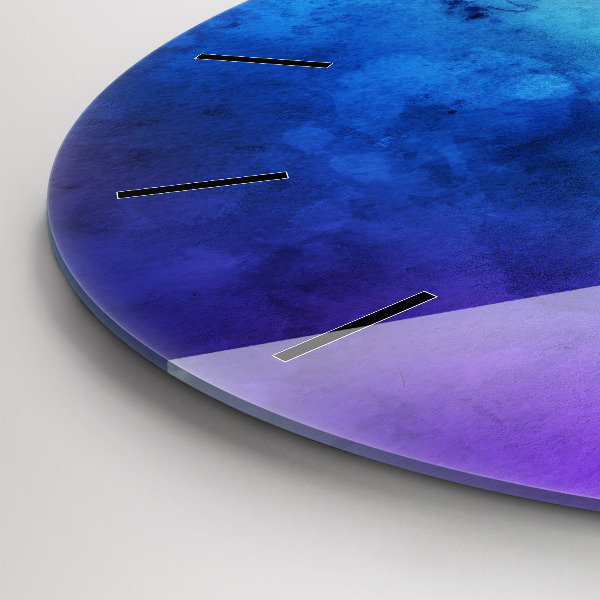 Reloj redondo pared Manchas de colores