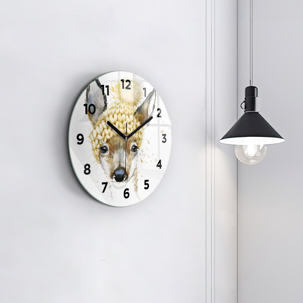 Reloj redondo pared Ciervo