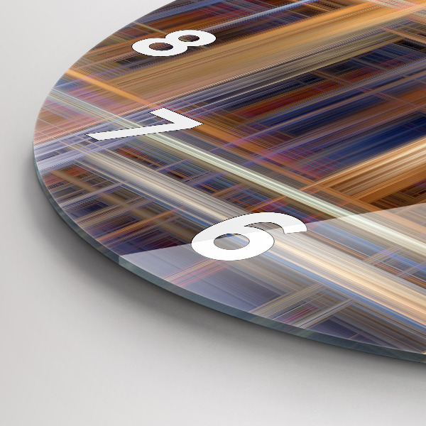 Reloj redondo pared Abstracción geométrica