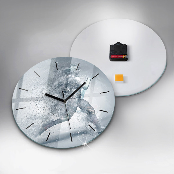 Reloj de pared redondo Hombre corriendo