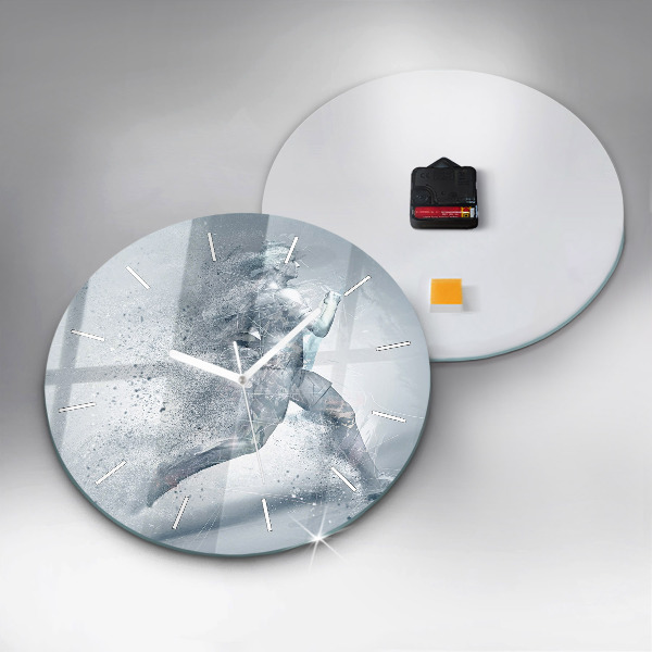 Reloj de pared redondo Hombre corriendo