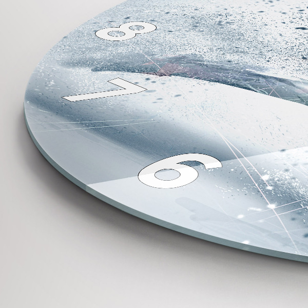 Reloj de pared redondo Hombre corriendo