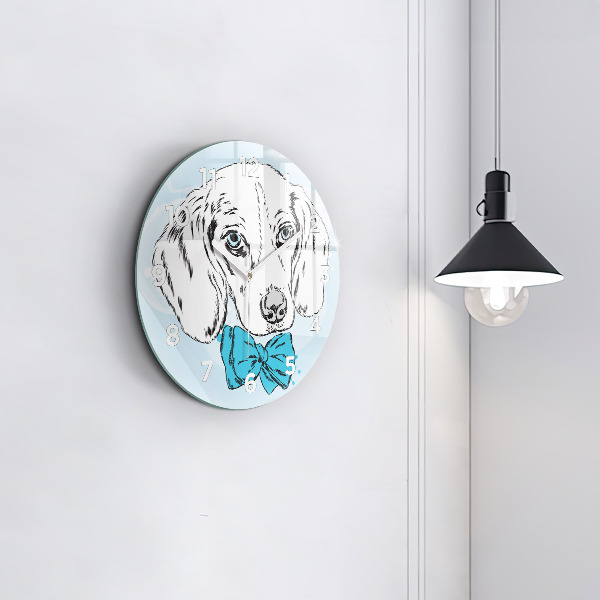 Reloj de pared redondo Cachorro de perro