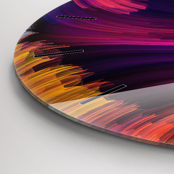 Reloj de cristal redondo Venta abstracta